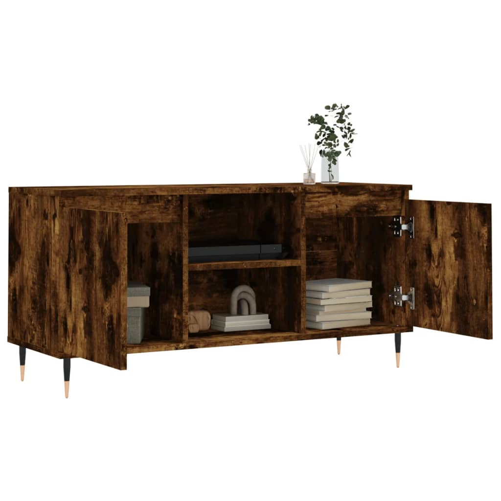 TV-Schrank Räuchereiche 104x35x50 cm Holzwerkstoff