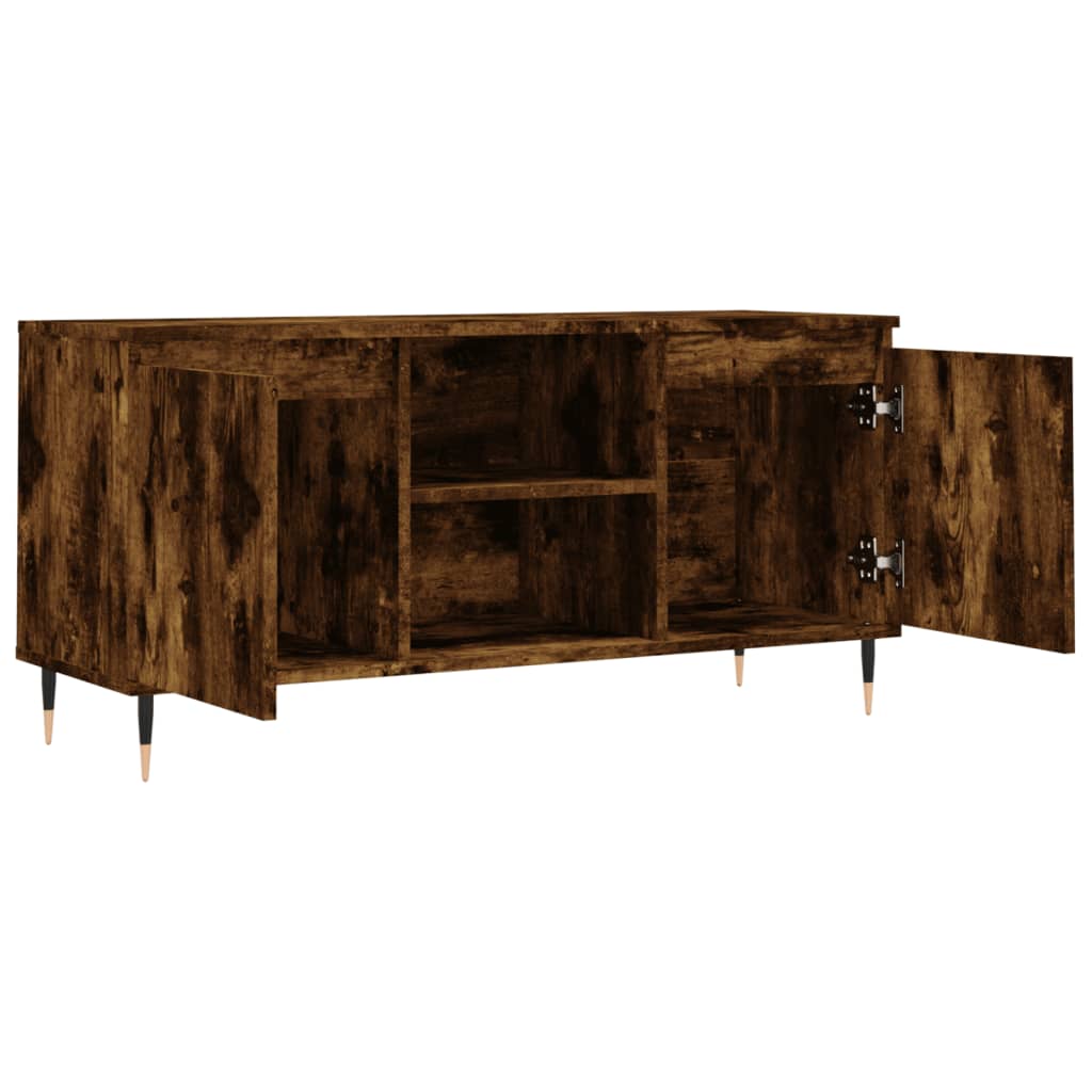 TV-Schrank Räuchereiche 104x35x50 cm Holzwerkstoff