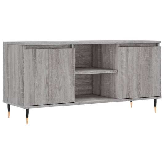 TV-Schrank Grau Sonoma 104x35x50 cm Holzwerkstoff
