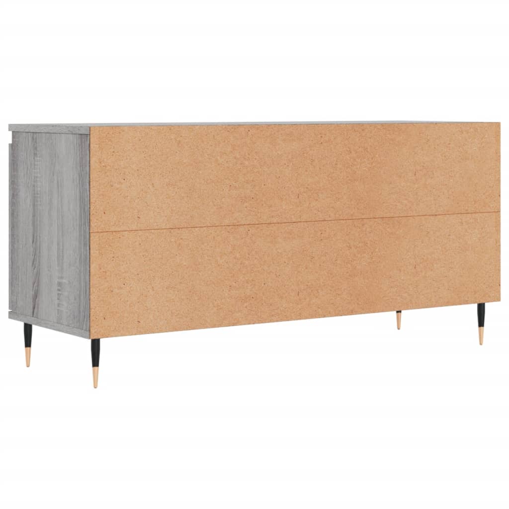 TV-Schrank Grau Sonoma 104x35x50 cm Holzwerkstoff