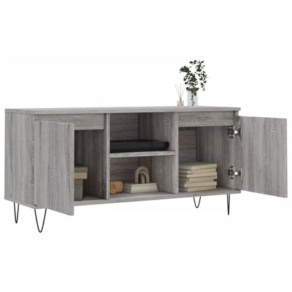 TV-Schrank Grau Sonoma 104x35x50 cm Holzwerkstoff