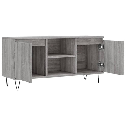 TV-Schrank Grau Sonoma 104x35x50 cm Holzwerkstoff