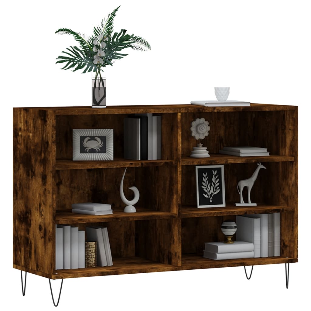 Sideboard Räuchereiche 103,5x35x70 cm Holzwerkstoff