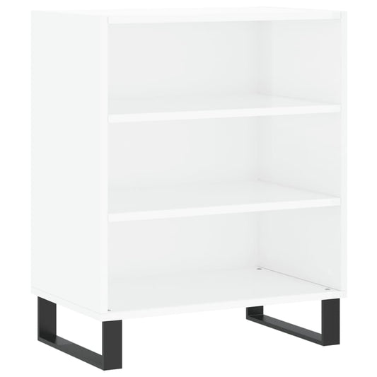 Sideboard Hochglanz-Weiß 57x35x70 cm Holzwerkstoff
