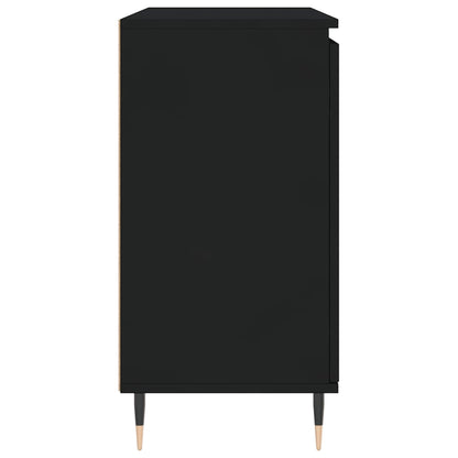 Sideboard Schwarz 101,5x35x70 cm Holzwerkstoff