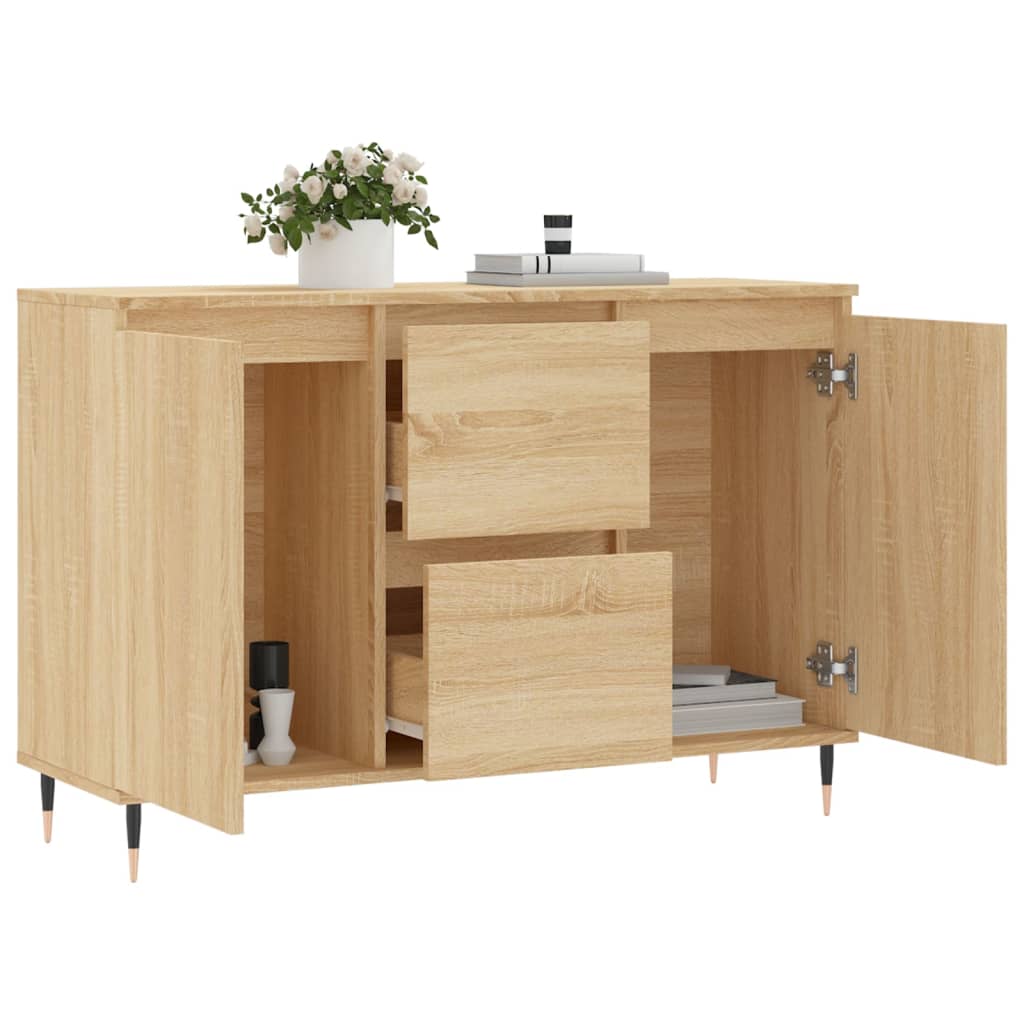 Sideboard Sonoma-Eiche 104x35x70 cm Holzwerkstoff