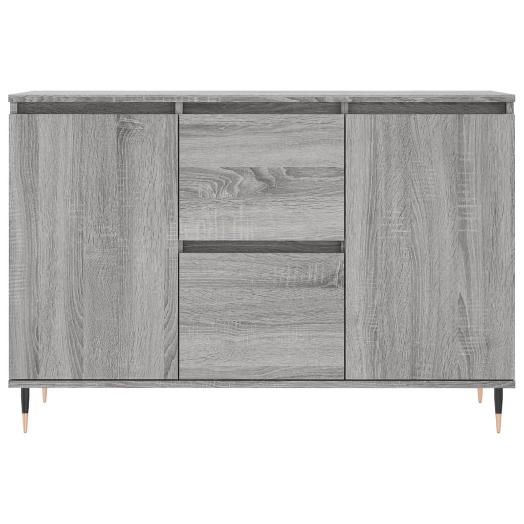 Sideboard Grau Sonoma 104x35x70 cm Holzwerkstoff