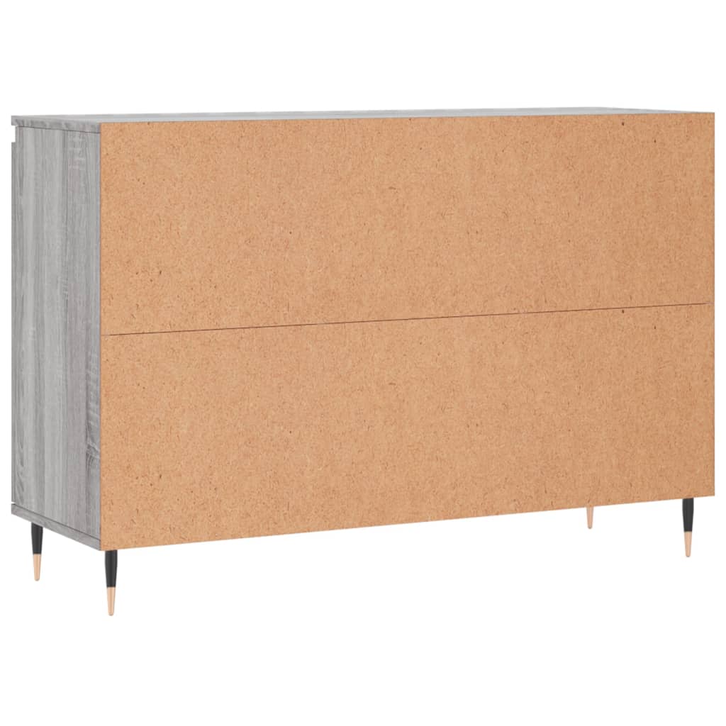 Sideboard Grau Sonoma 104x35x70 cm Holzwerkstoff