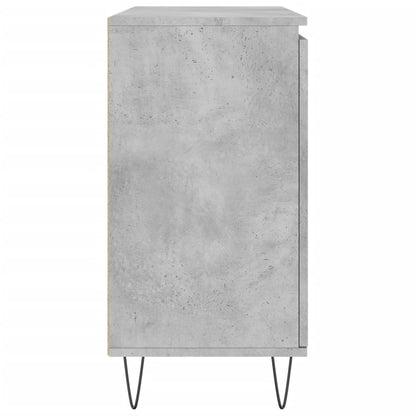 Sideboard Betongrau 101,5x35x70 cm Holzwerkstoff