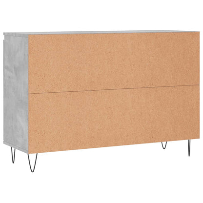 Sideboard Betongrau 101,5x35x70 cm Holzwerkstoff