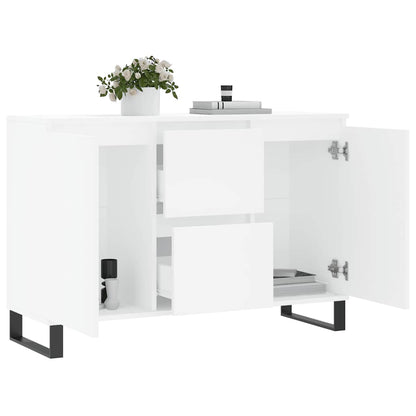 Sideboard Weiß 101,5x35x70 cm Holzwerkstoff