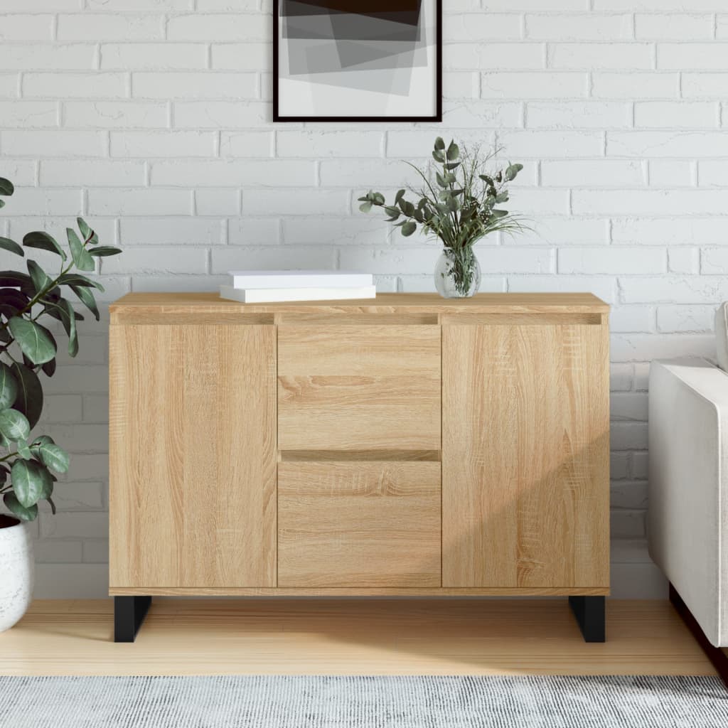 Sideboard Sonoma-Eiche 104x35x70 cm Holzwerkstoff