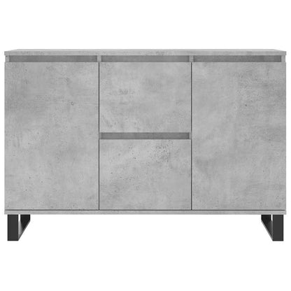 Sideboard Betongrau 101,5x35x70 cm Holzwerkstoff