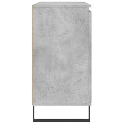 Sideboard Betongrau 101,5x35x70 cm Holzwerkstoff