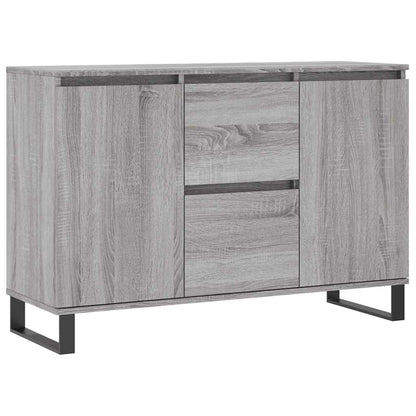 Sideboard Grau Sonoma 101,5x35x70 cm Holzwerkstoff