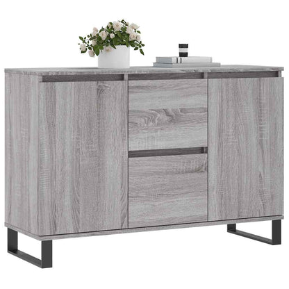 Sideboard Grau Sonoma 101,5x35x70 cm Holzwerkstoff