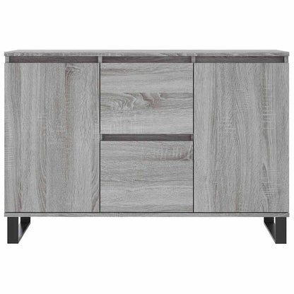 Sideboard Grau Sonoma 101,5x35x70 cm Holzwerkstoff