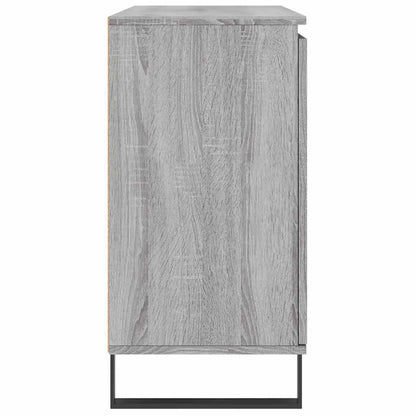 Sideboard Grau Sonoma 101,5x35x70 cm Holzwerkstoff