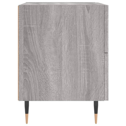 Nachttische 2 Stk. Grau Sonoma 40x35x47,5 cm Holzwerkstoff