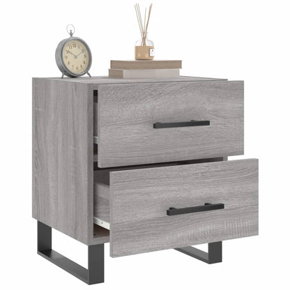 Nachttisch Grau Sonoma 40x35x47,5 cm Holzwerkstoff