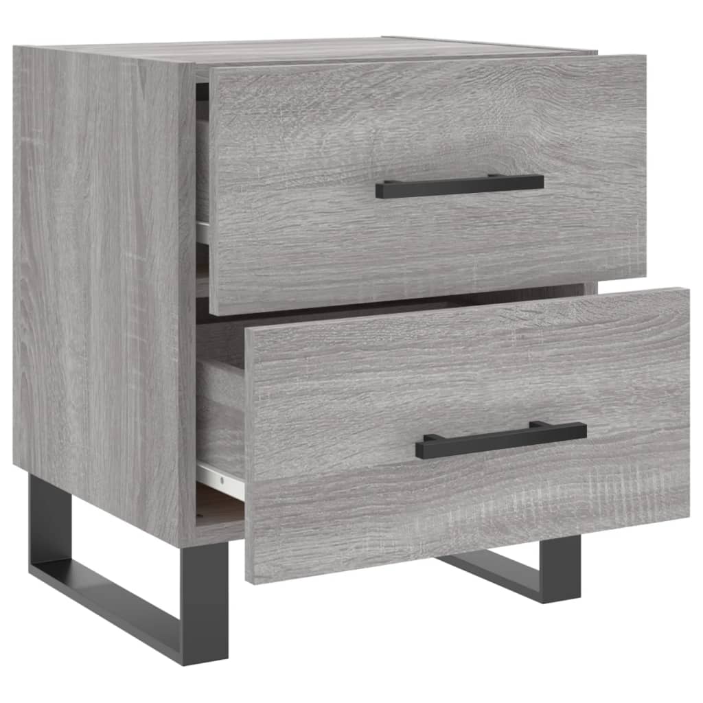 Nachttisch Grau Sonoma 40x35x47,5 cm Holzwerkstoff