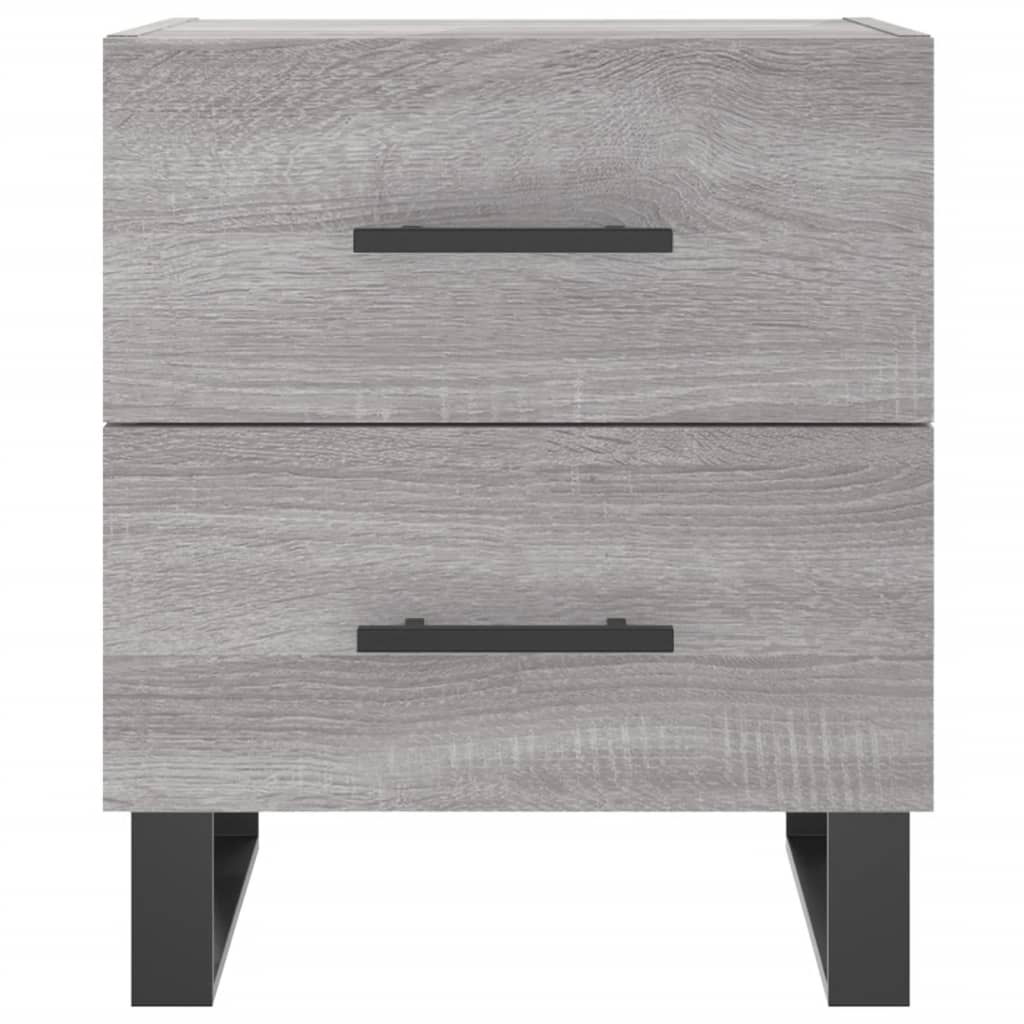 Nachttisch Grau Sonoma 40x35x47,5 cm Holzwerkstoff