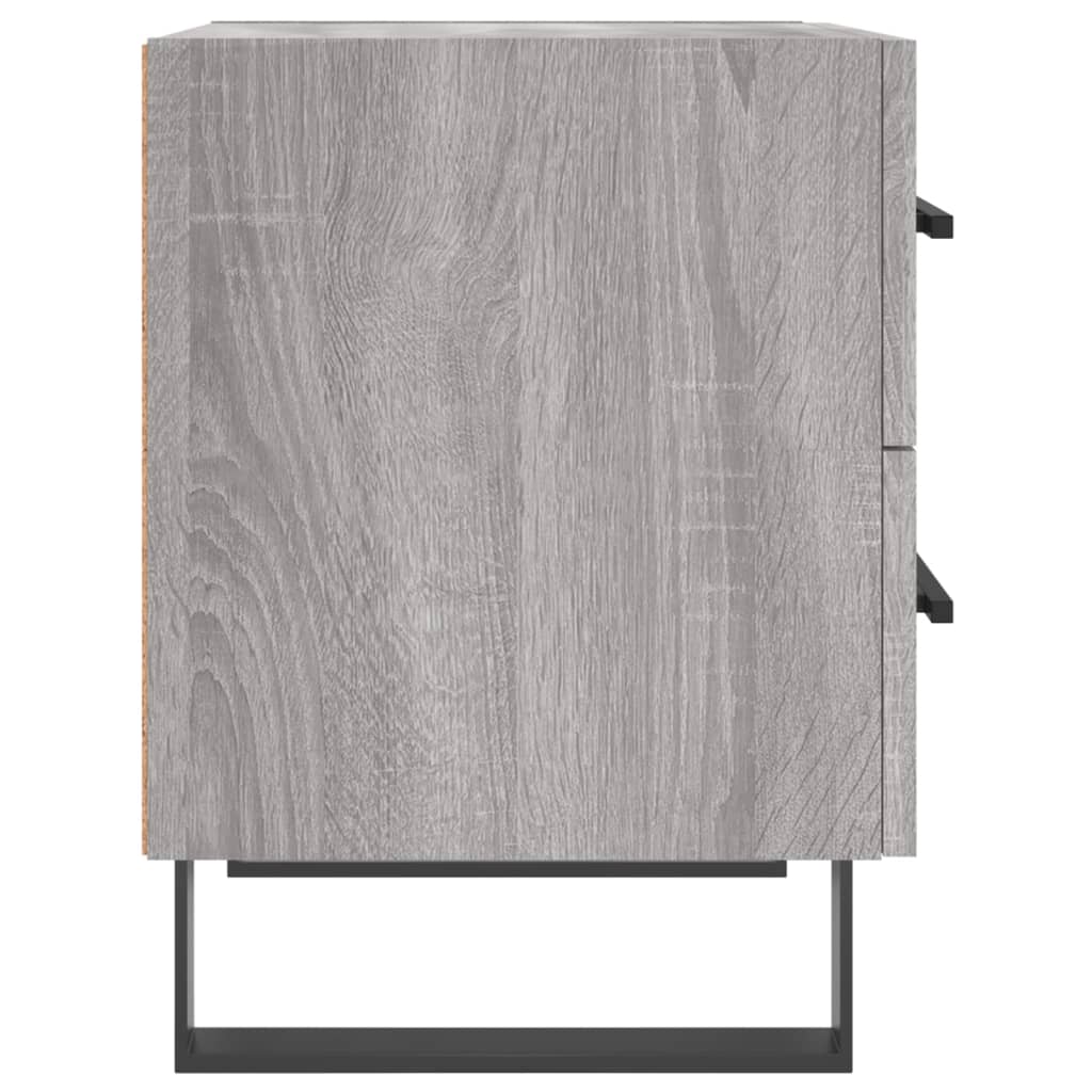Nachttisch Grau Sonoma 40x35x47,5 cm Holzwerkstoff
