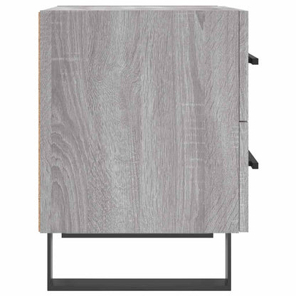 Nachttische 2 Stk. Grau Sonoma 40x35x47,5 cm Holzwerkstoff