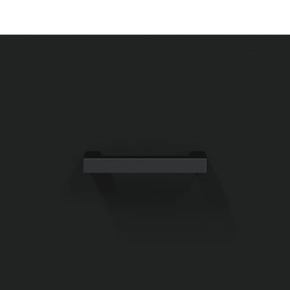 Nachttische 2 Stk. Schwarz 40x35x47,5 cm Holzwerkstoff