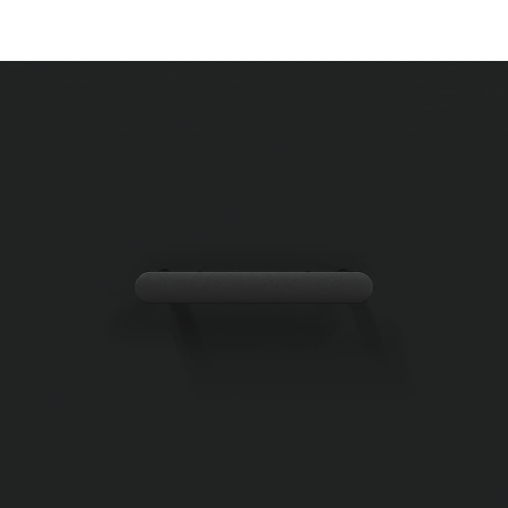 Nachttische 2 Stk. Schwarz 40x35x47,5 cm Holzwerkstoff