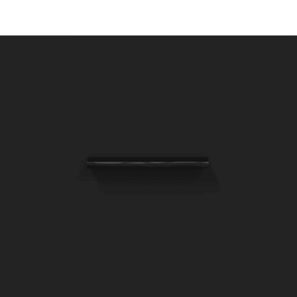 Nachttische 2 Stk. Schwarz 40x35x47,5 cm Holzwerkstoff