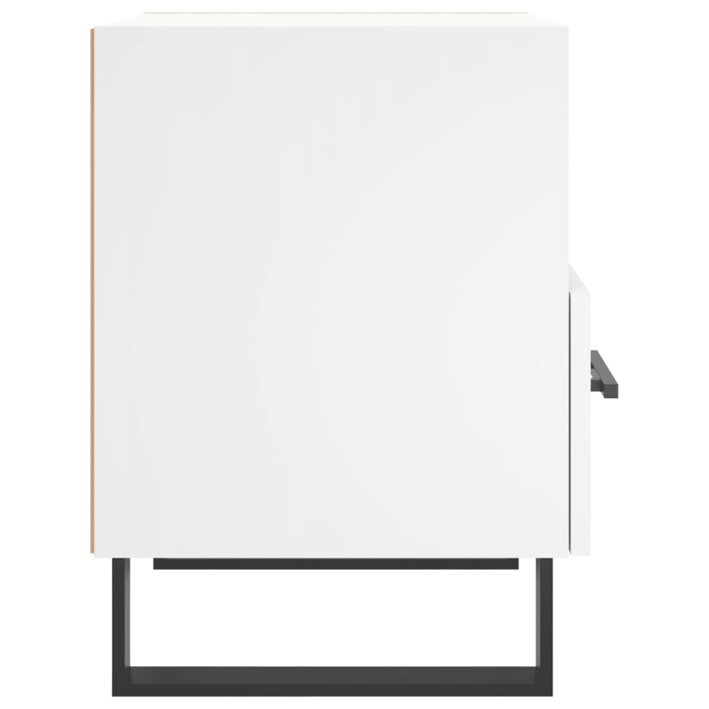 Nachttisch Weiß 40x35x47,5 cm Holzwerkstoff