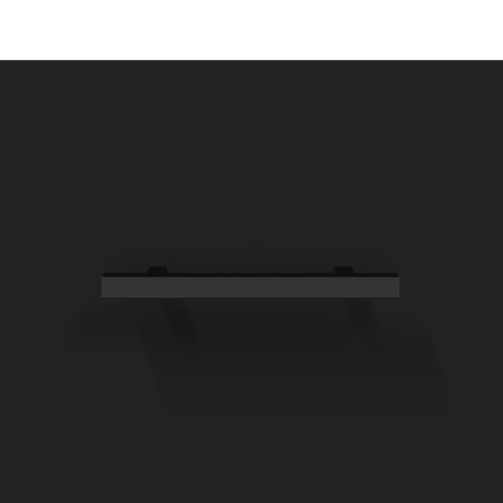 Nachttische 2 Stk. Schwarz 40x35x47,5 cm Holzwerkstoff