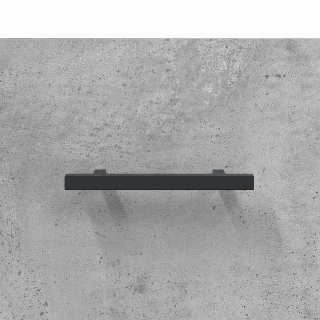 Nachttisch Betongrau 40x35x47,5 cm Holzwerkstoff