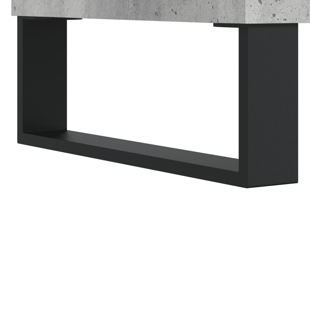 Nachttisch Betongrau 40x35x47,5 cm Holzwerkstoff