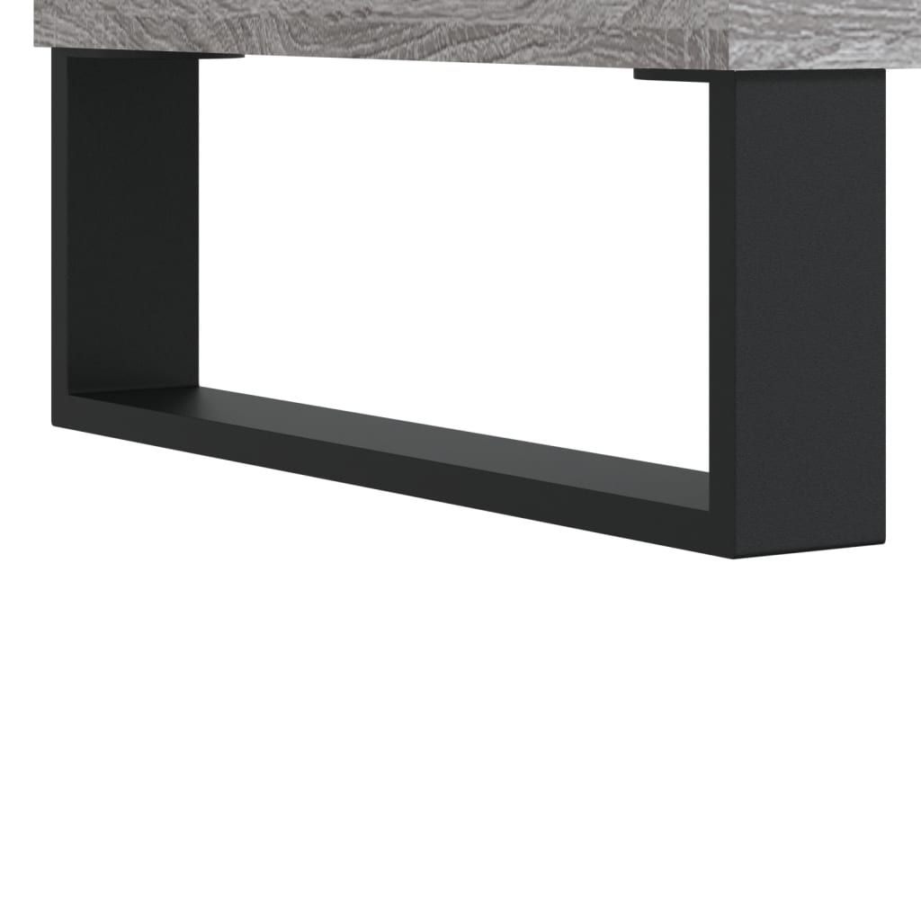 Nachttisch Grau Sonoma 40x35x47,5 cm Holzwerkstoff