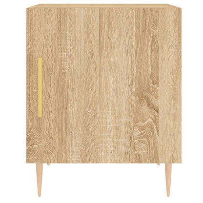 Nachttische 2 Stk. Sonoma-Eiche 40x40x50 cm Holzwerkstoff