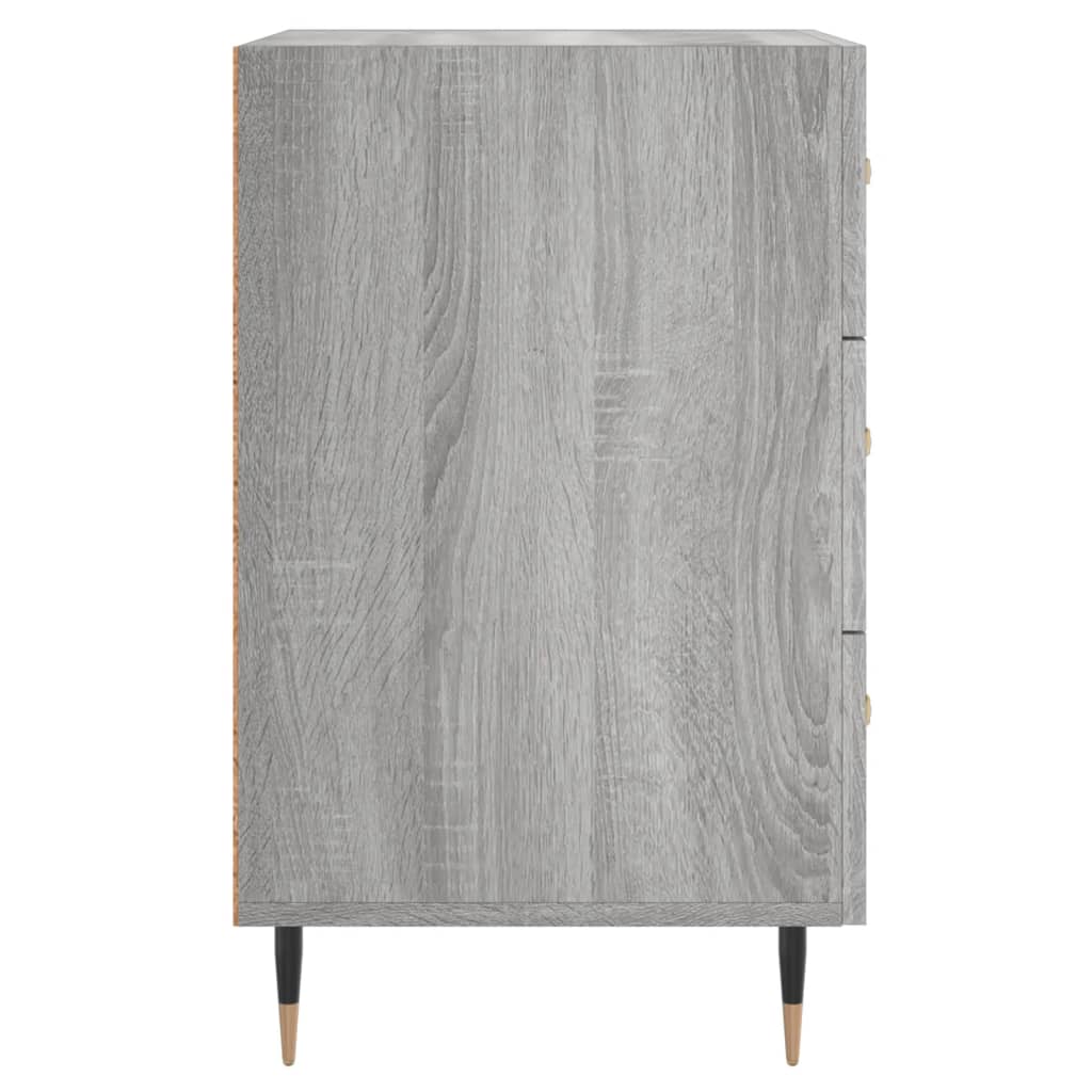 Nachttisch Grau Sonoma 40x40x66 cm Holzwerkstoff