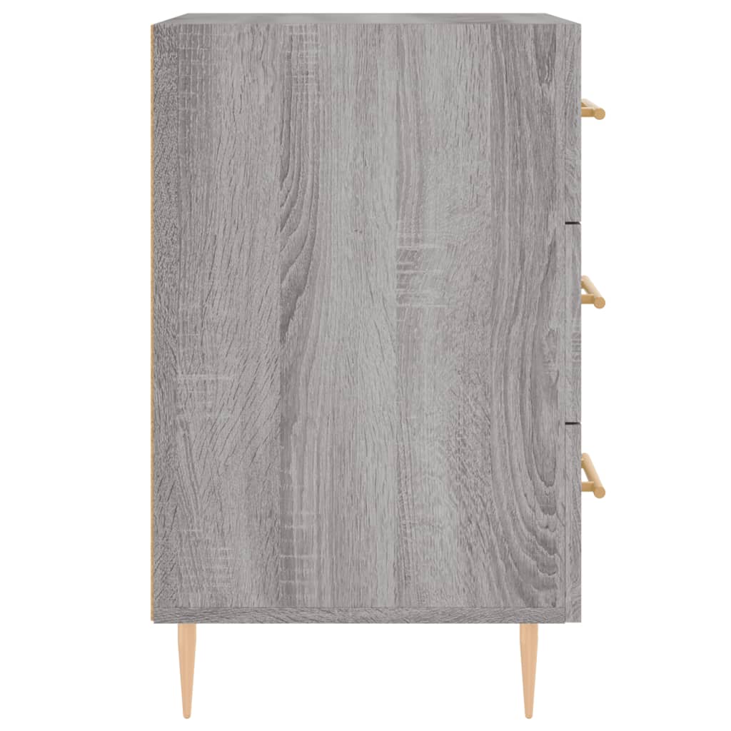 Nachttisch Grau Sonoma 40x40x66 cm Holzwerkstoff