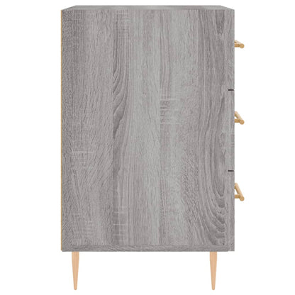 Nachttisch Grau Sonoma 40x40x66 cm Holzwerkstoff
