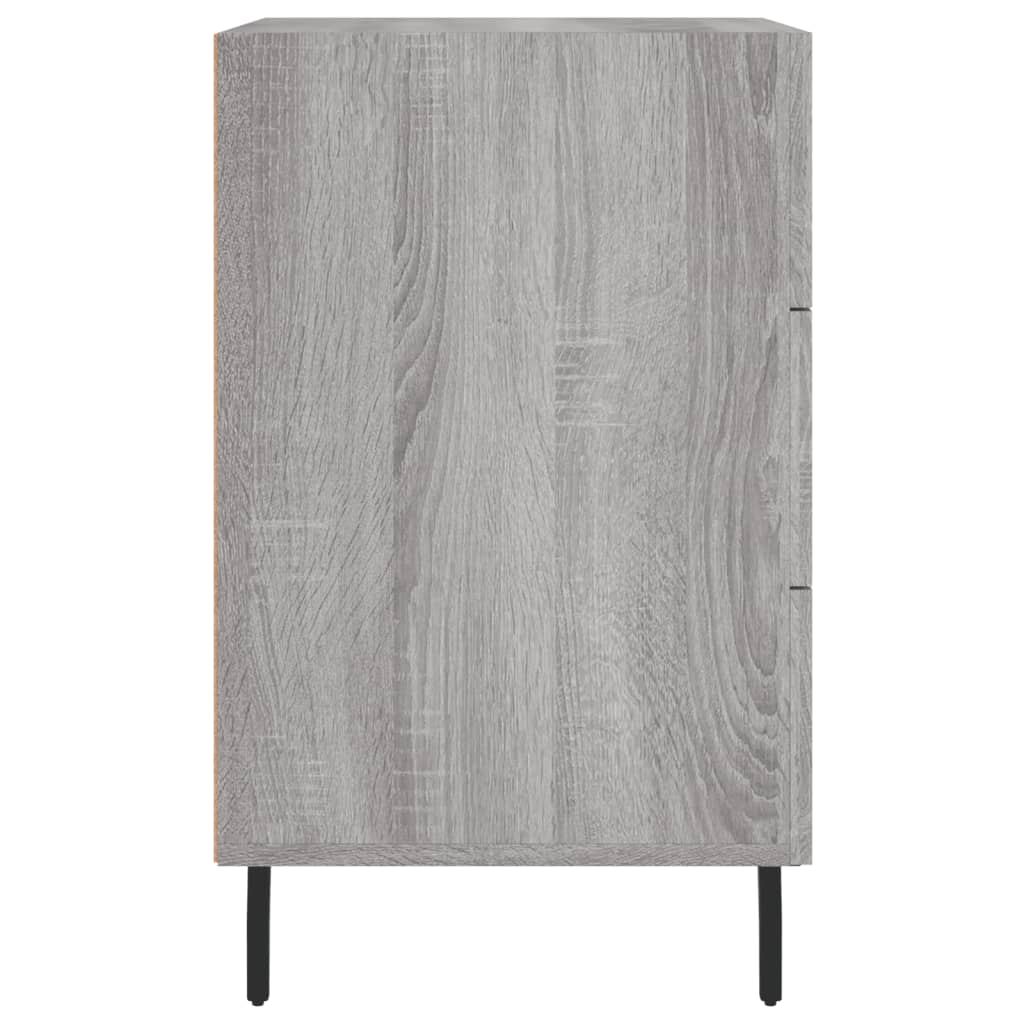 Nachttisch Grau Sonoma 40x40x66 cm Holzwerkstoff