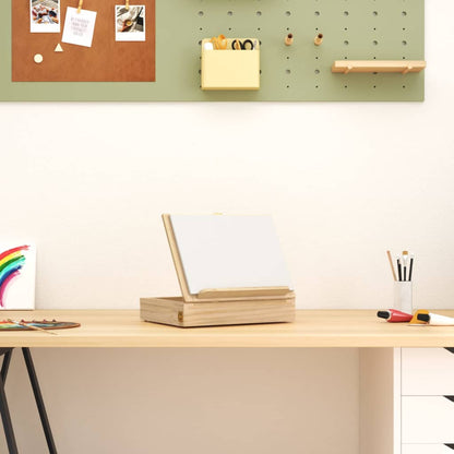 Tischstaffelei mit Schublade 33,5x25,5x7 cm Massivholz Kiefer