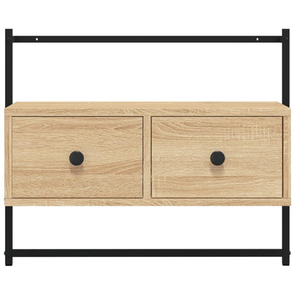 TV-Wandschrank Sonoma-Eiche 60,5x30x51 cm Holzwerkstoff