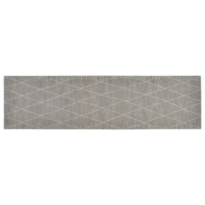 Küchenteppich Waschbar Raute 45x150 cm Samt