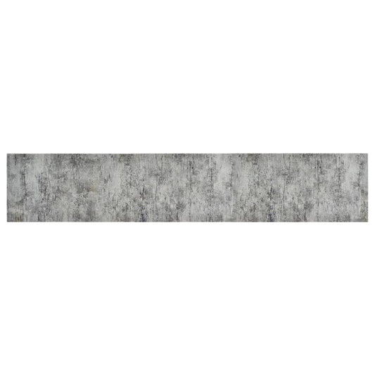 Küchenteppich Waschbar Beton 60x300 cm Samt
