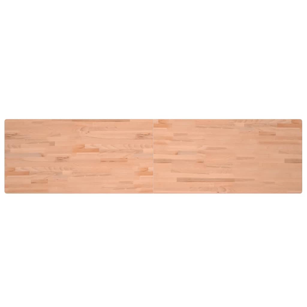 Schreibtischplatte 220x55x2,5 cm Massivholz Buche