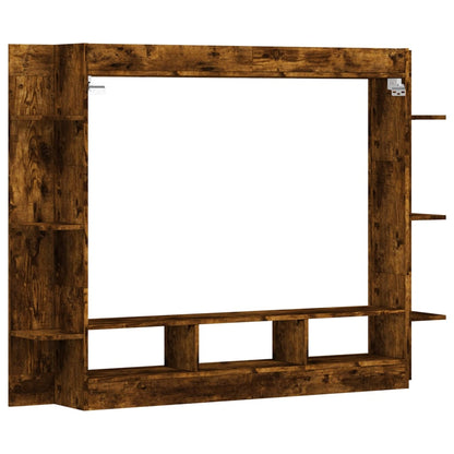 TV-Schrank Räuchereiche 152x22x113 cm Holzwerkstoff