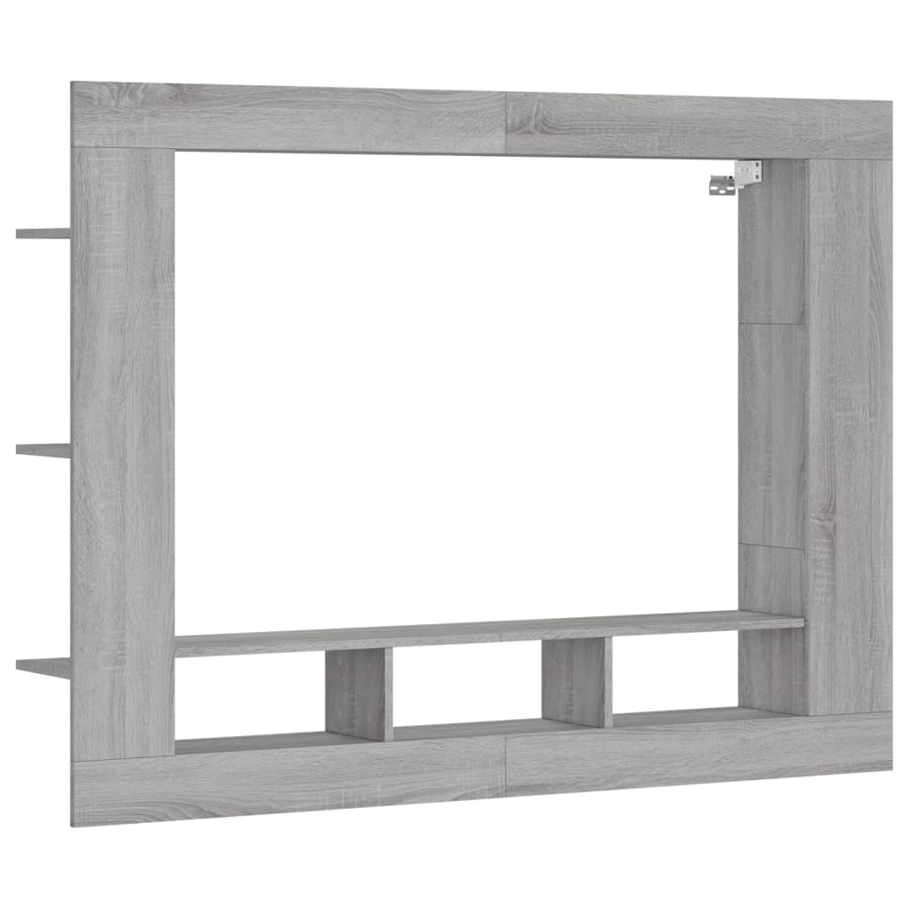 TV-Schrank Grau Sonoma 152x22x113 cm Holzwerkstoff