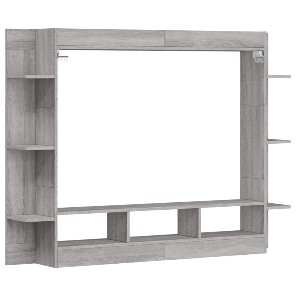 TV-Schrank Grau Sonoma 152x22x113 cm Holzwerkstoff
