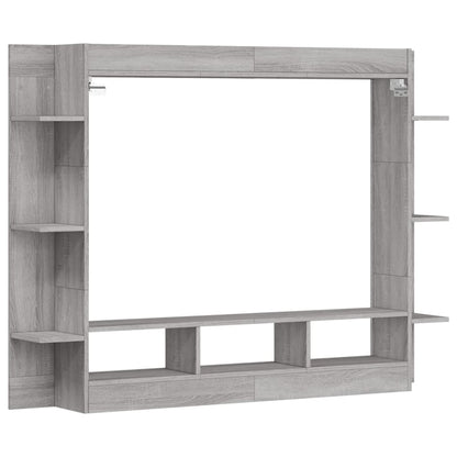 TV-Schrank Grau Sonoma 152x22x113 cm Holzwerkstoff